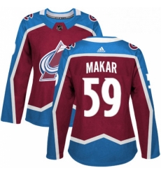 Womens Adidas Colorado Avalanche 59 Cale Makar Authentic Burgundy Red Home NHL Jersey Womens Adidas Colorado Avalanche 59 Cale Makar Authentic Burgundy Red Home NHL Jersey