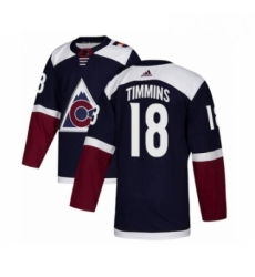 Youth Adidas Colorado Avalanche 18 Conor Timmins Premier Navy Blue Alternate NHL Jersey Youth Adidas Colorado Avalanche 18 Conor Timmins Premier Navy Blue Alternate NHL Jersey