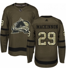 Youth Adidas Colorado Avalanche 29 Nathan MacKinnon Authentic Green Salute to Service NHL Jersey Youth Adidas Colorado Avalanche 29 Nathan MacKinnon Authentic Green Salute to Service NHL Jersey
