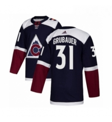 Youth Adidas Colorado Avalanche 31 Philipp Grubauer Premier Navy Blue Alternate NHL Jersey Youth Adidas Colorado Avalanche 31 Philipp Grubauer Premier Navy Blue Alternate NHL Jersey