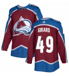Youth Adidas Colorado Avalanche 49 Samuel Girard Authentic Burgundy Red Home NHL Jersey Youth Adidas Colorado Avalanche 49 Samuel Girard Authentic Burgundy Red Home NHL Jersey