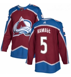 Youth Adidas Colorado Avalanche 5 Rob Ramage Premier Burgundy Red Home NHL Jersey Youth Adidas Colorado Avalanche 5 Rob Ramage Premier Burgundy Red Home NHL Jersey