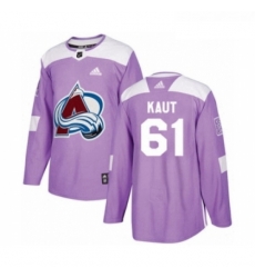 Youth Adidas Colorado Avalanche 61 Martin Kaut Authentic Purple Fights Cancer Practice NHL Jersey Youth Adidas Colorado Avalanche 61 Martin Kaut Authentic Purple Fights Cancer Practice NHL Jersey