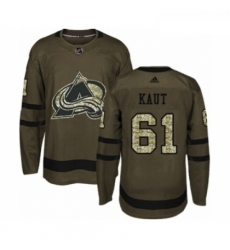 Youth Adidas Colorado Avalanche 61 Martin Kaut Premier Green Salute to Service NHL Jersey Youth Adidas Colorado Avalanche 61 Martin Kaut Premier Green Salute to Service NHL Jersey