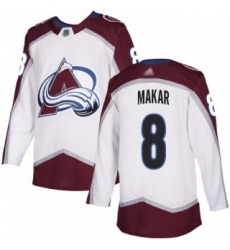 Youth Adidas Colorado Avalanche #8 Cale Makar White Road Authentic Stitched NHL Jersey Youth Adidas Colorado Avalanche #8 Cale Makar White Road Authentic Stitched NHL Jersey