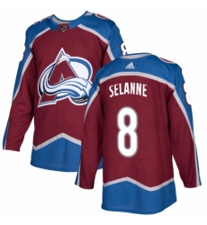 Youth Adidas Colorado Avalanche 8 Teemu Selanne Premier Burgundy Red Home NHL Jersey Youth Adidas Colorado Avalanche 8 Teemu Selanne Premier Burgundy Red Home NHL Jersey