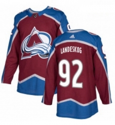 Youth Adidas Colorado Avalanche 92 Gabriel Landeskog Authentic Burgundy Red Home NHL Jersey Youth Adidas Colorado Avalanche 92 Gabriel Landeskog Authentic Burgundy Red Home NHL Jersey