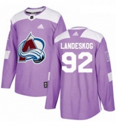 Youth Adidas Colorado Avalanche 92 Gabriel Landeskog Authentic Purple Fights Cancer Practice NHL Jersey Youth Adidas Colorado Avalanche 92 Gabriel Landeskog Authentic Purple Fights Cancer Practice NHL Jersey