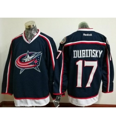 Blue Jackets #17 Brandon Dubinsky Navy Blue Home Stitched NHL Jersey Blue Jackets #17 Brandon Dubinsky Navy Blue Home Stitched NHL Jersey