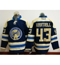 Blue Jackets #43 Scott Hartnell Navy Blue Alternate Stitched NHL Jersey Blue Jackets #43 Scott Hartnell Navy Blue Alternate Stitched NHL Jersey