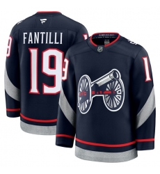 Men Columbus Blue Jackets 19 Adam Fantilli Navy 2024 25 Alternate Stitched Hockey Jersey