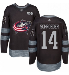 Mens Adidas Columbus Blue Jackets 14 Jordan Schroeder Authentic Black 1917 2017 100th Anniversary NHL Jersey Mens Adidas Columbus Blue Jackets 14 Jordan Schroeder Authentic Black 1917 2017 100th Anniversary NHL Jersey