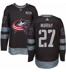 Mens Adidas Columbus Blue Jackets 27 Ryan Murray Authentic Black 1917 2017 100th Anniversary NHL Jersey Mens Adidas Columbus Blue Jackets 27 Ryan Murray Authentic Black 1917 2017 100th Anniversary NHL Jersey