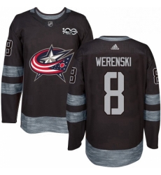 Mens Adidas Columbus Blue Jackets 8 Zach Werenski Authentic Black 1917 2017 100th Anniversary NHL Jersey Mens Adidas Columbus Blue Jackets 8 Zach Werenski Authentic Black 1917 2017 100th Anniversary NHL Jersey