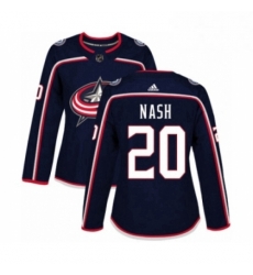 Womens Adidas Columbus Blue Jackets 20 Riley Nash Premier Navy Blue Home NHL Jersey Womens Adidas Columbus Blue Jackets 20 Riley Nash Premier Navy Blue Home NHL Jersey