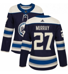 Womens Adidas Columbus Blue Jackets 27 Ryan Murray Authentic Navy Blue Alternate NHL Jersey Womens Adidas Columbus Blue Jackets 27 Ryan Murray Authentic Navy Blue Alternate NHL Jersey