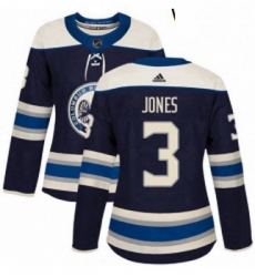 Womens Adidas Columbus Blue Jackets 3 Seth Jones Authentic Navy Blue Alternate NHL Jersey Womens Adidas Columbus Blue Jackets 3 Seth Jones Authentic Navy Blue Alternate NHL Jersey