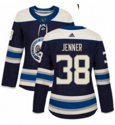 Womens Adidas Columbus Blue Jackets 38 Boone Jenner Authentic Navy Blue Alternate NHL Jersey Womens Adidas Columbus Blue Jackets 38 Boone Jenner Authentic Navy Blue Alternate NHL Jersey