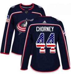 Womens Adidas Columbus Blue Jackets 44 Taylor Chorney Authentic Navy Blue USA Flag Fashion NHL Jersey Womens Adidas Columbus Blue Jackets 44 Taylor Chorney Authentic Navy Blue USA Flag Fashion NHL Jersey