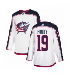 Youth Adidas Columbus Blue Jackets 19 Liam Foudy Authentic White Away NHL Jersey Youth Adidas Columbus Blue Jackets 19 Liam Foudy Authentic White Away NHL Jersey