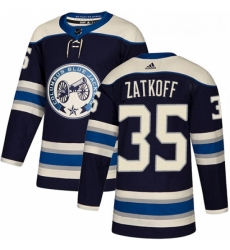 Youth Adidas Columbus Blue Jackets 35 Jeff Zatkoff Authentic Navy Blue Alternate NHL Jerse Youth Adidas Columbus Blue Jackets 35 Jeff Zatkoff Authentic Navy Blue Alternate NHL Jerse