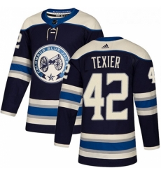 Youth Adidas Columbus Blue Jackets 42 Alexandre Texier Authentic Navy Blue Alternate NHL Jersey Youth Adidas Columbus Blue Jackets 42 Alexandre Texier Authentic Navy Blue Alternate NHL Jersey
