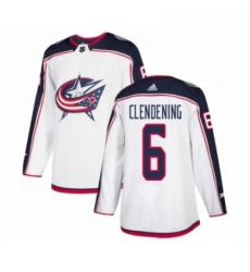 Youth Adidas Columbus Blue Jackets 6 Adam Clendening Authentic White Away NHL Jersey Youth Adidas Columbus Blue Jackets 6 Adam Clendening Authentic White Away NHL Jersey