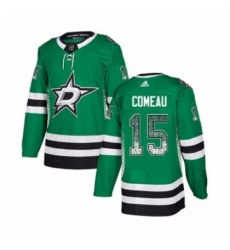 Mens Adidas Dallas Stars 15 Blake Comeau Authentic Green Drift Fashion NHL Jersey Mens Adidas Dallas Stars 15 Blake Comeau Authentic Green Drift Fashion NHL Jersey