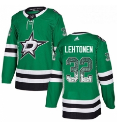 Mens Adidas Dallas Stars 32 Kari Lehtonen Authentic Green Drift Fashion NHL Jersey Mens Adidas Dallas Stars 32 Kari Lehtonen Authentic Green Drift Fashion NHL Jersey