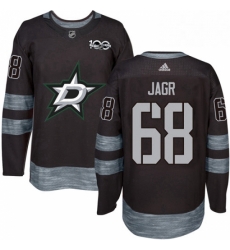 Mens Adidas Dallas Stars 68 Jaromir Jagr Authentic Black 1917 2017 100th Anniversary NHL Jersey Mens Adidas Dallas Stars 68 Jaromir Jagr Authentic Black 1917 2017 100th Anniversary NHL Jersey
