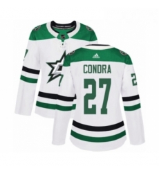 Womens Adidas Dallas Stars 27 Erik Condra Authentic White Away NHL Jersey Womens Adidas Dallas Stars 27 Erik Condra Authentic White Away NHL Jersey