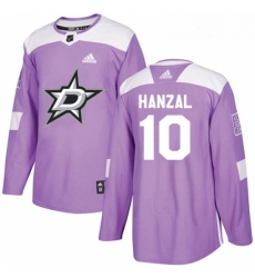 Youth Adidas Dallas Stars 10 Martin Hanzal Authentic Purple Fights Cancer Practice NHL Jersey Youth Adidas Dallas Stars 10 Martin Hanzal Authentic Purple Fights Cancer Practice NHL Jersey