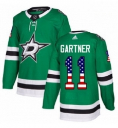 Youth Adidas Dallas Stars 11 Mike Gartner Authentic Green USA Flag Fashion NHL Jersey Youth Adidas Dallas Stars 11 Mike Gartner Authentic Green USA Flag Fashion NHL Jersey