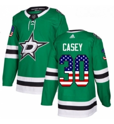 Youth Adidas Dallas Stars 30 Jon Casey Authentic Green USA Flag Fashion NHL Jersey Youth Adidas Dallas Stars 30 Jon Casey Authentic Green USA Flag Fashion NHL Jersey