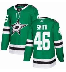 Youth Adidas Dallas Stars 46 Gemel Smith Premier Green Home NHL Jersey Youth Adidas Dallas Stars 46 Gemel Smith Premier Green Home NHL Jersey