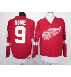 Detroit Red Wings #9 Gordon Howe Red CCM NHL Jersey Detroit Red Wings #9 Gordon Howe Red CCM NHL Jersey