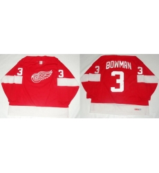 Men Detroit Red Wings 3 Scotty Bowman Red Stitched Jersey Men Detroit Red Wings 3 Scotty Bowman Red Stitched Jersey
