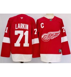Men Detroit Red Wings 71 Dylan Larkin Red 2024 25 Stitched Jersey Men Detroit Red Wings 71 Dylan Larkin Red 2024 25 Stitched Jersey