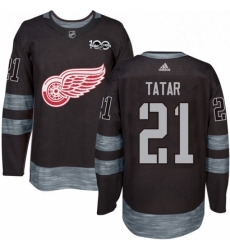 Mens Adidas Detroit Red Wings 21 Tomas Tatar Premier Black 1917 2017 100th Anniversary NHL Jersey Mens Adidas Detroit Red Wings 21 Tomas Tatar Premier Black 1917 2017 100th Anniversary NHL Jersey