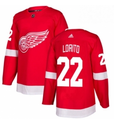 Mens Adidas Detroit Red Wings 22 Matthew Lorito Authentic Red Home NHL Jersey Mens Adidas Detroit Red Wings 22 Matthew Lorito Authentic Red Home NHL Jersey
