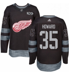 Mens Adidas Detroit Red Wings 35 Jimmy Howard Premier Black 1917 2017 100th Anniversary NHL Jersey Mens Adidas Detroit Red Wings 35 Jimmy Howard Premier Black 1917 2017 100th Anniversary NHL Jersey