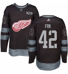 Mens Adidas Detroit Red Wings 42 Martin Frk Premier Black 1917 2017 100th Anniversary NHL Jersey Mens Adidas Detroit Red Wings 42 Martin Frk Premier Black 1917 2017 100th Anniversary NHL Jersey