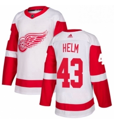 Mens Adidas Detroit Red Wings 43 Darren Helm Authentic White Away NHL Jersey Mens Adidas Detroit Red Wings 43 Darren Helm Authentic White Away NHL Jersey