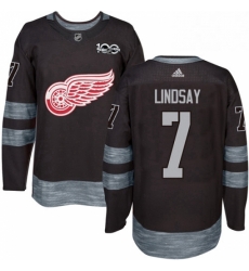 Mens Adidas Detroit Red Wings 7 Ted Lindsay Premier Black 1917 2017 100th Anniversary NHL Jersey Mens Adidas Detroit Red Wings 7 Ted Lindsay Premier Black 1917 2017 100th Anniversary NHL Jersey