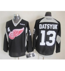 NHL detroit red wings #13 datsyuk black jerseys
