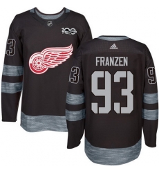 Red Wings #93 Johan Franzen Black 1917 2017 100th Anniversary Stitched NHL Jersey Red Wings #93 Johan Franzen Black 1917 2017 100th Anniversary Stitched NHL Jersey