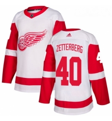 Womens Adidas Detroit Red Wings 40 Henrik Zetterberg Authentic White Away NHL Jersey Womens Adidas Detroit Red Wings 40 Henrik Zetterberg Authentic White Away NHL Jersey