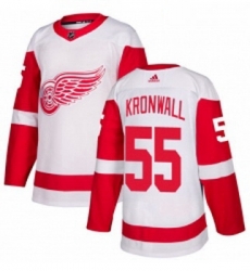 Womens Adidas Detroit Red Wings 55 Niklas Kronwall Authentic White Away NHL Jersey Womens Adidas Detroit Red Wings 55 Niklas Kronwall Authentic White Away NHL Jersey