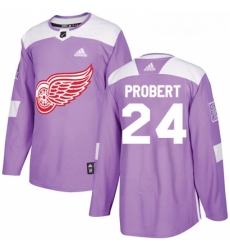 Youth Adidas Detroit Red Wings 24 Bob Probert Authentic Purple Fights Cancer Practice NHL Jersey Youth Adidas Detroit Red Wings 24 Bob Probert Authentic Purple Fights Cancer Practice NHL Jersey
