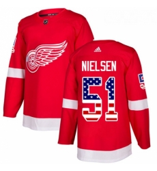 Youth Adidas Detroit Red Wings 51 Frans Nielsen Authentic Red USA Flag Fashion NHL Jersey Youth Adidas Detroit Red Wings 51 Frans Nielsen Authentic Red USA Flag Fashion NHL Jersey